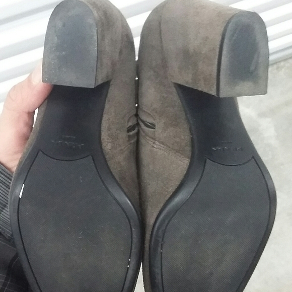 Prada Calzature Donna Grafite Suede Ankle Boots 36 - Picture 8 of 8